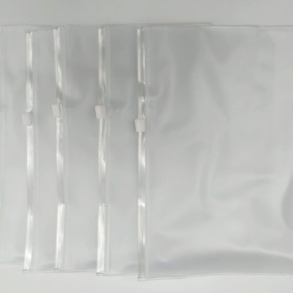 1 Division Clear Zipper Bag