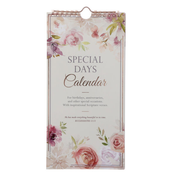 SPECIAL DAYS / BIRTHDAY CALENDER