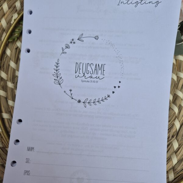 2026 FILOFAX REFILL AFRIKAANS