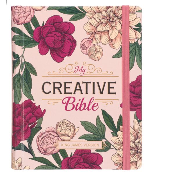 KJV Pink Floral Hardcover My Creative Bible