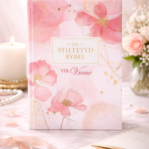 NLV Stiltetydbybel vir Vroue – Pienk Blomme (Hardeband)