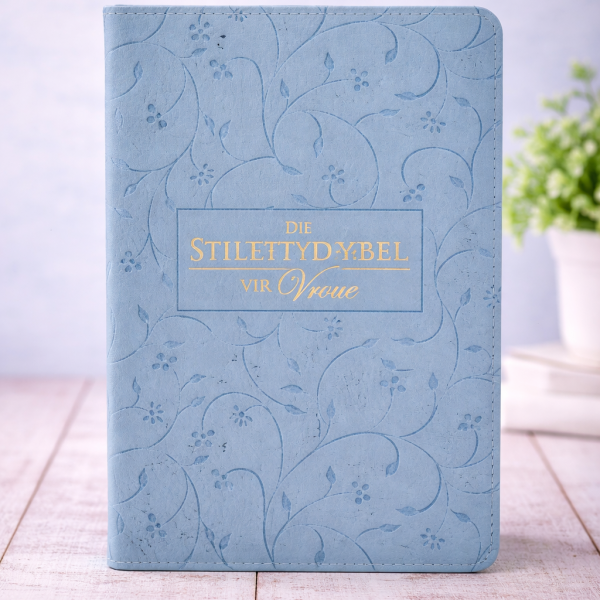 NLV Stiltetydbybel vir Vroue | Blougrys Kunsleer Uitgawe
