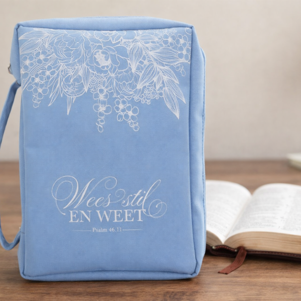 Afrikaanse Bybelsak – Wees Stil en Weet (Psalm 46:11)