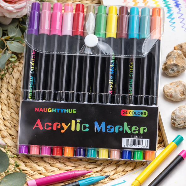 Acrylic Markers - PERFEK VIR ONS INKLEUR BEKERS!