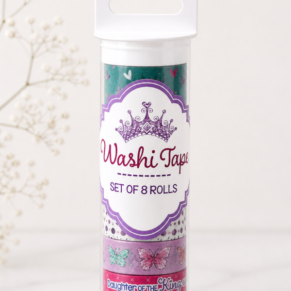 I Am God's Princess Eight-Piece Washi Tape Set
