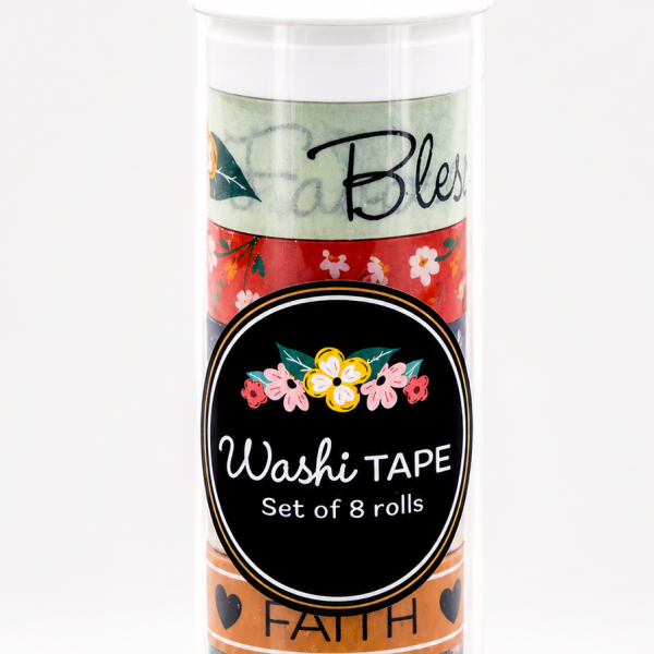 Dwell in Hope Eight-Piece Washi Tape Set