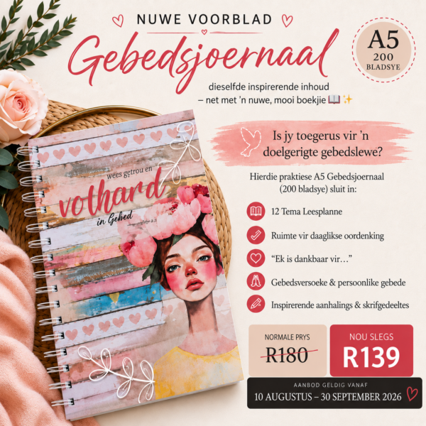 A5 Gebedsjoernaal - Volhard in Gebed