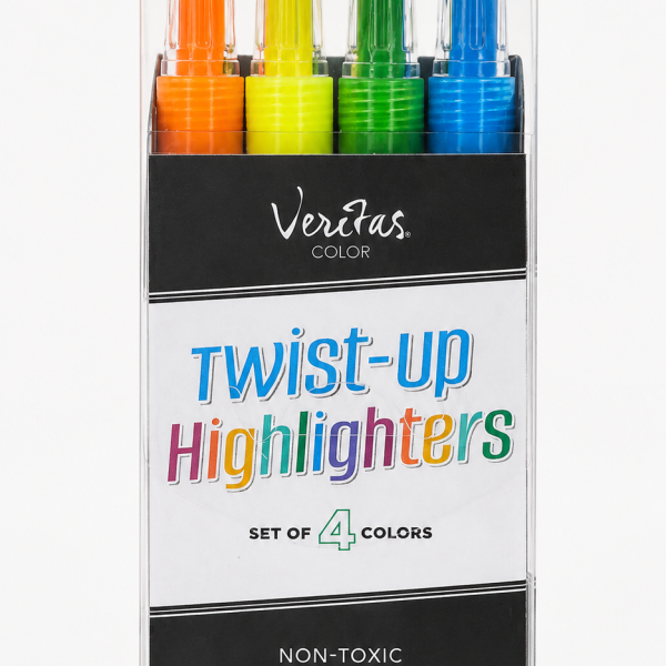 Twist-Up Highlighter Stel – 4 Kleure
