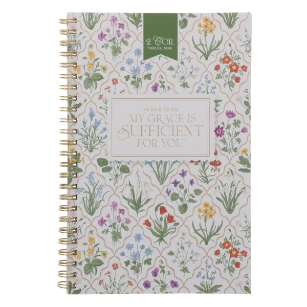My Grace Is Sufficient for You Wirebound Notebook with PVC Cover