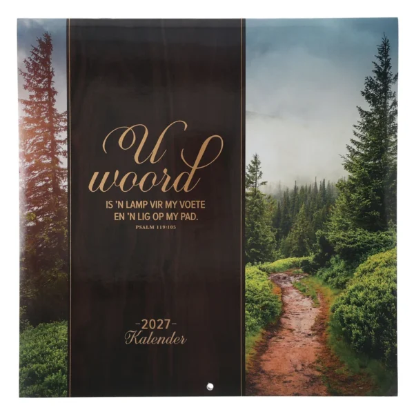 2027 Muurkalender - U woord is 'n lamp