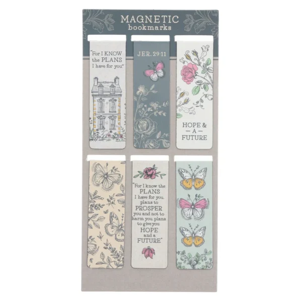 Hope and a Future Six-Piece Magnetic Bookmark Set
